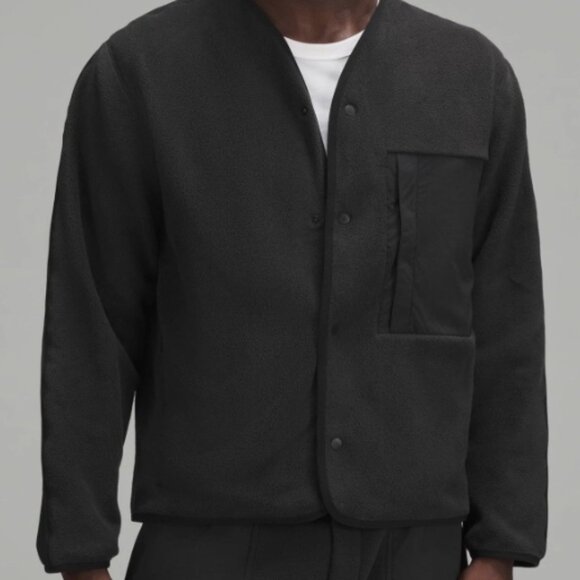 Lululemon Men's Fleece Snap-Front Cardigan Sweater Size XL